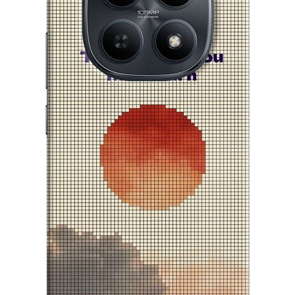 Pixel Sun Redmi Note 15 5G Hard Case Back Cover by Casekaro