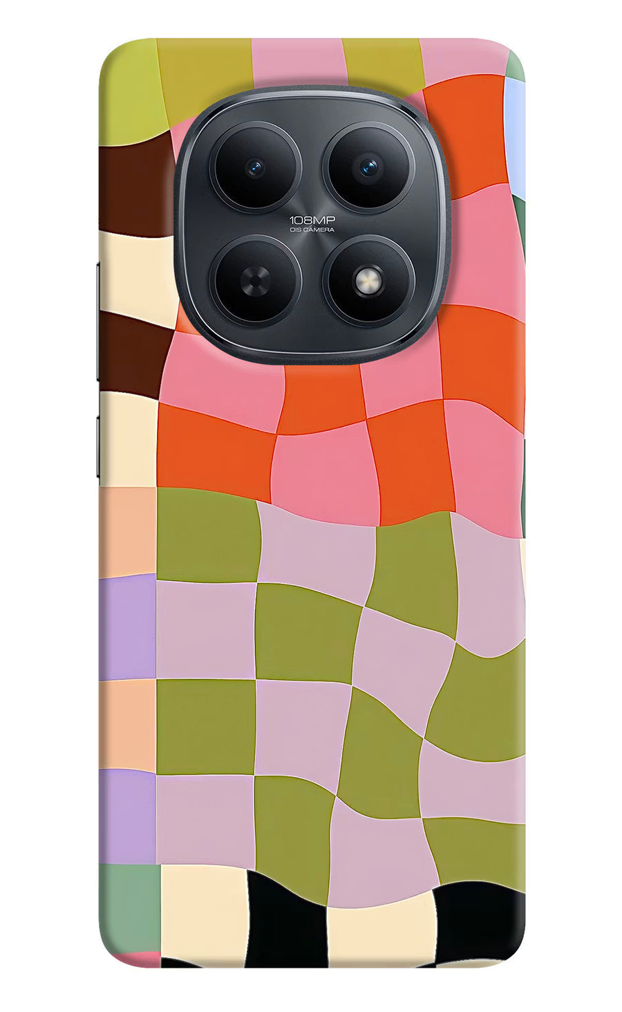 Wavy Grid Redmi Note 15 5G Back Cover, Hard case