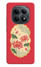 Pink Lotus Redmi Note 15 5G Hard Case Back Cover by Casekaro