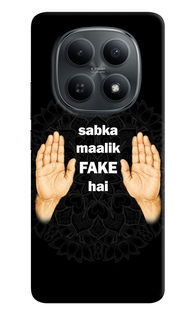 Sabka Malik Fake Redmi Note 15 5G Hard Case Back Cover by Casekaro
