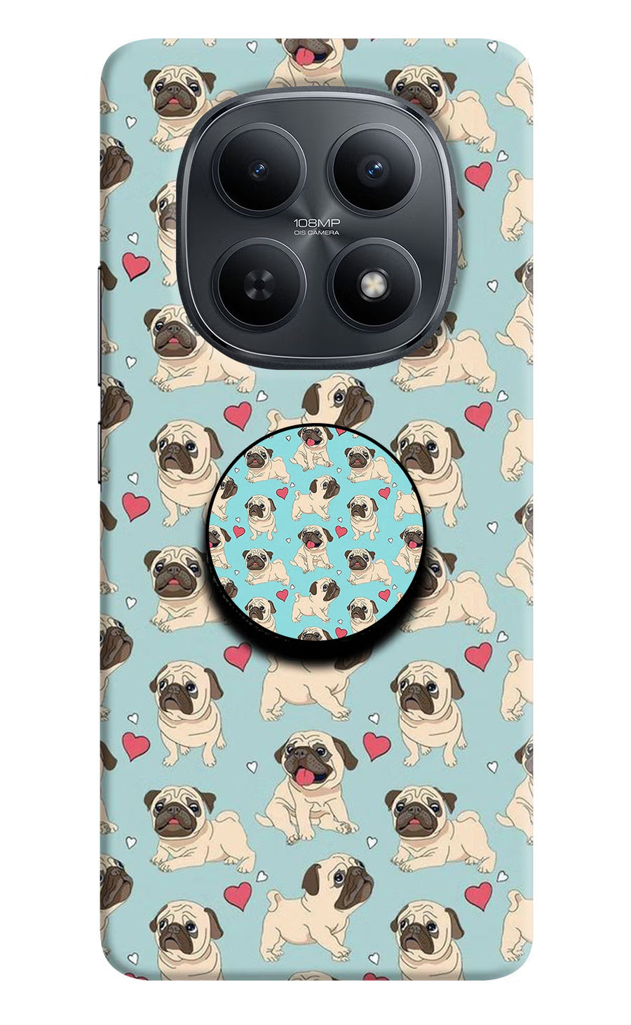 Pug Dog Redmi Note 15 5G Pop Case, Hard case