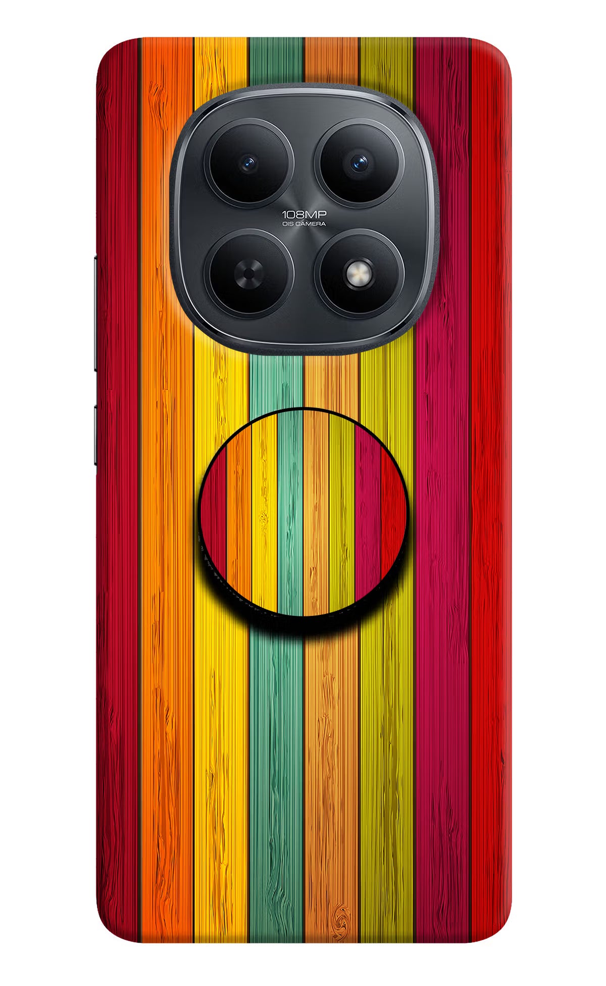 Multicolor Wooden Redmi Note 15 5G Pop Case