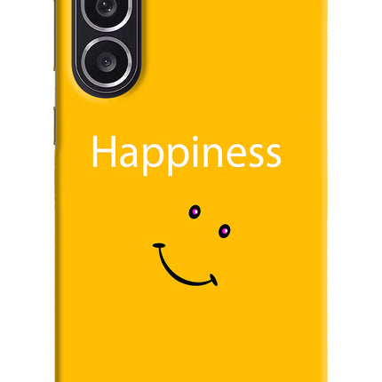 Happiness With Smiley Samsung M36 5G Hard Case Back Cover by Casekaro