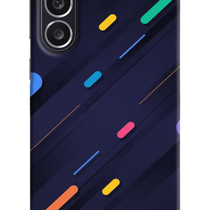 Abstract Design Samsung M36 5G Hard Case Back Cover by Casekaro