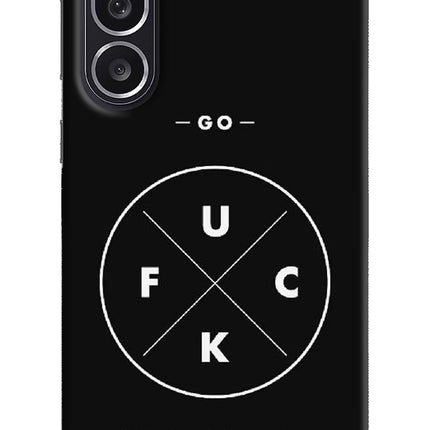 Go Fuck Yourself Samsung M36 5G Hard Case Back Cover by Casekaro