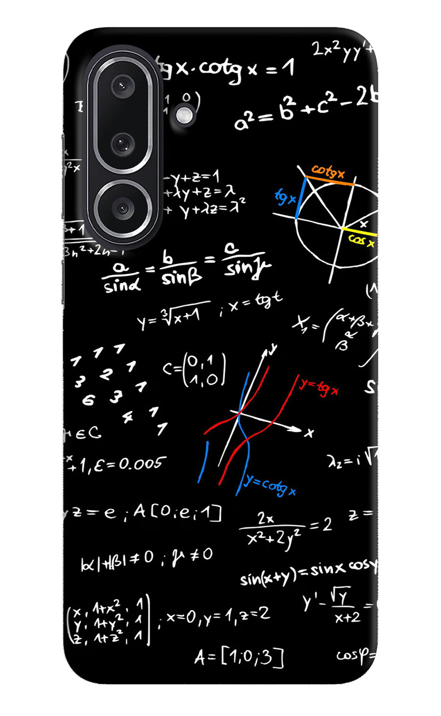 Mathematics Formula Samsung M36 5G Back Cover, Hard case