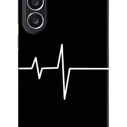 Heart Beats Samsung M36 5G Hard Case Back Cover by Casekaro