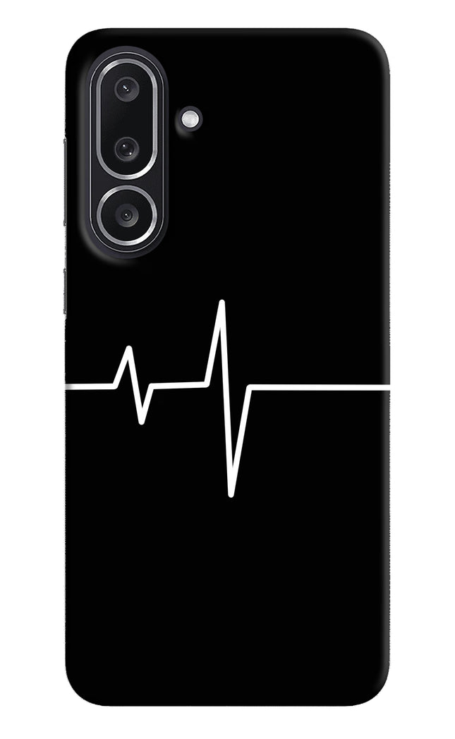 Heart Beats Samsung M36 5G Hard Case Back Cover by Casekaro
