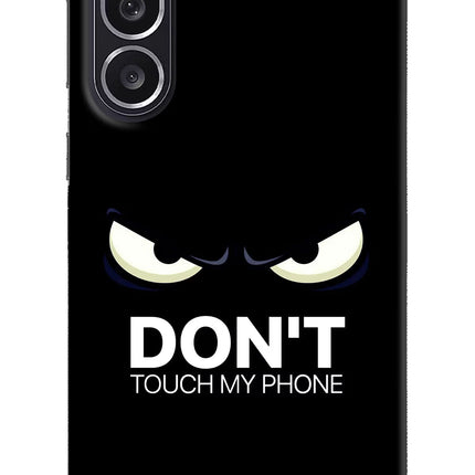Don'T Touch My Phone Samsung M36 5G Hard Case Back Cover by Casekaro