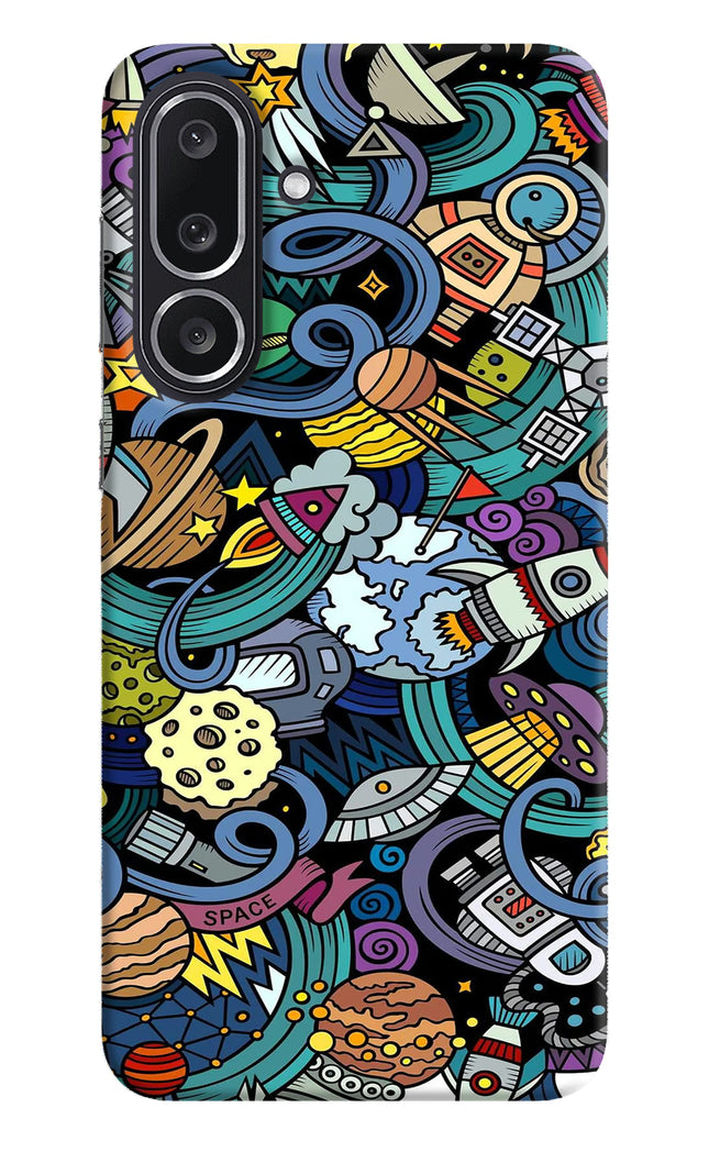 Space Abstract Samsung M36 5G Hard Case Back Cover by Casekaro