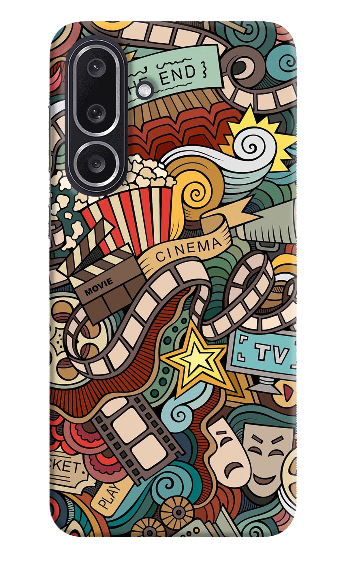 Cinema Abstract Samsung M36 5G Back Cover