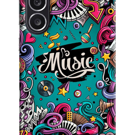 Music Graffiti Samsung M36 5G Hard Case Back Cover by Casekaro