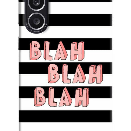 Blah Blah Blah Samsung M36 5G Hard Case Back Cover by Casekaro