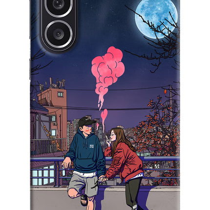 Chilling Couple Samsung M36 5G Hard Case Back Cover by Casekaro