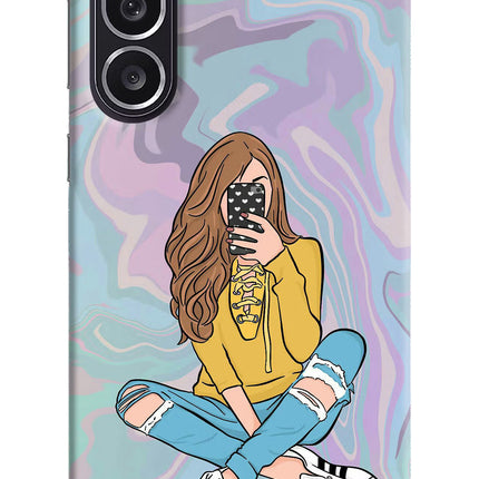 Selfie Girl Samsung M36 5G Hard Case Back Cover by Casekaro