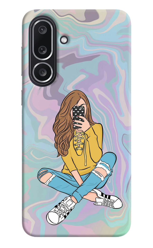 Selfie Girl Samsung M36 5G Hard Case Back Cover by Casekaro