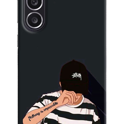 Aesthetic Boy Samsung M36 5G Hard Case Back Cover by Casekaro