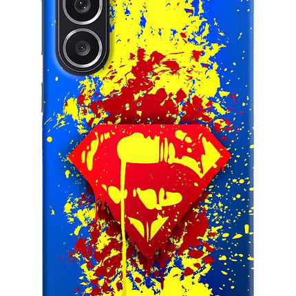Superman logo Samsung M36 5G Hard Case Back Cover by Casekaro