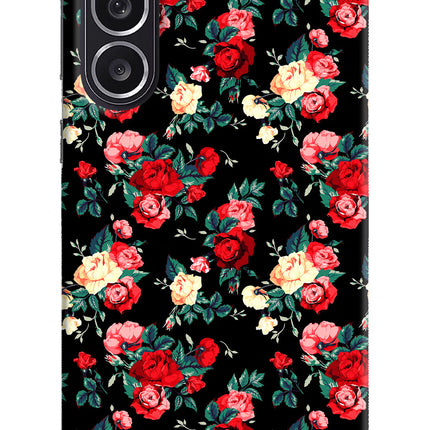 Rose Pattern Samsung M36 5G Hard Case Back Cover by Casekaro