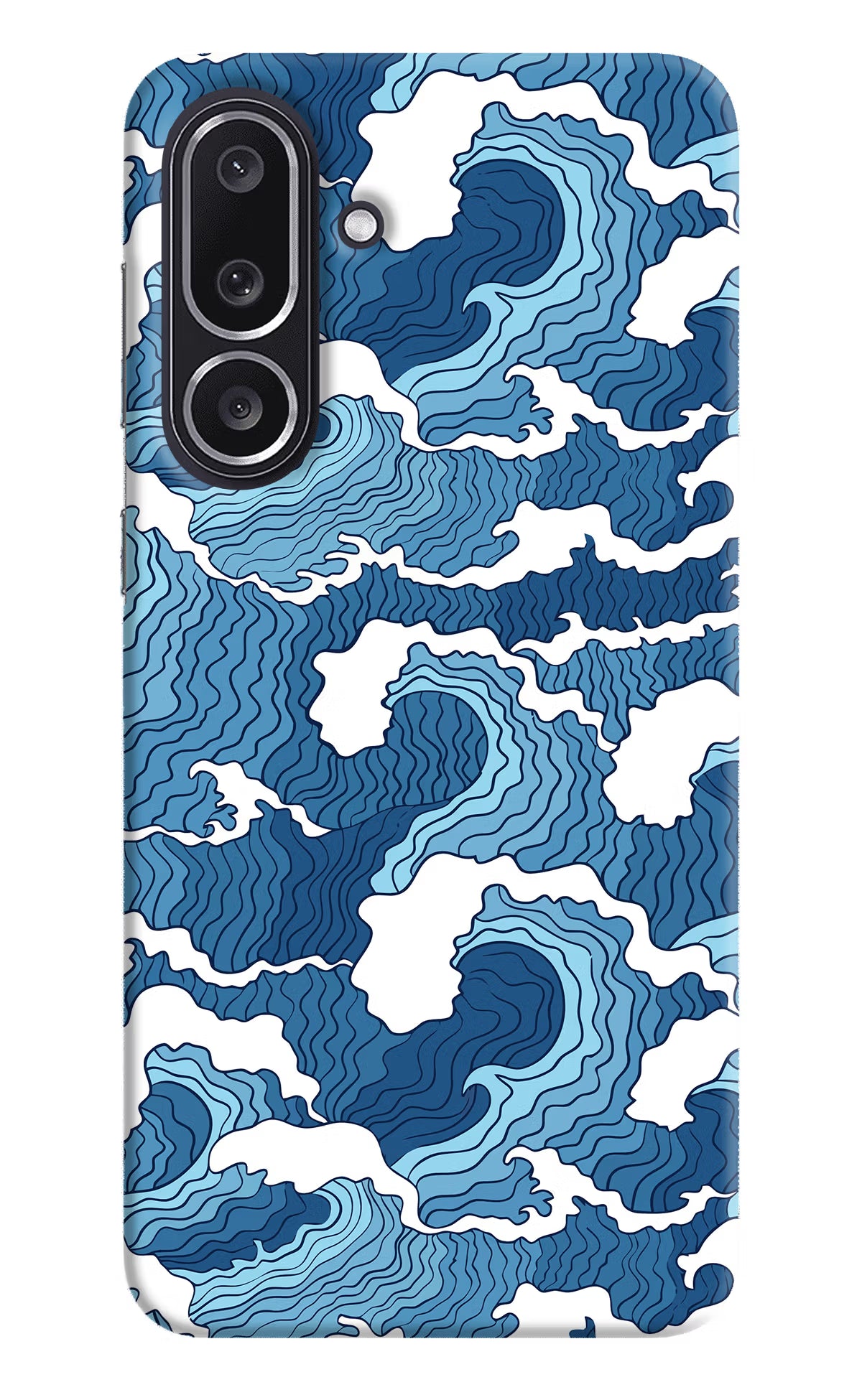 Blue Waves Samsung M36 5G Back Cover