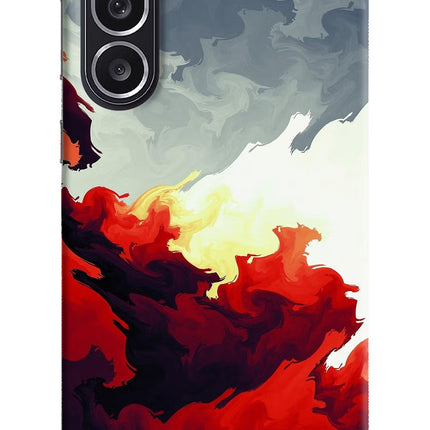 Fire Cloud Samsung M36 5G Hard Case Back Cover by Casekaro