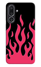 Fire Flames Samsung M36 5G Hard Case Back Cover by Casekaro
