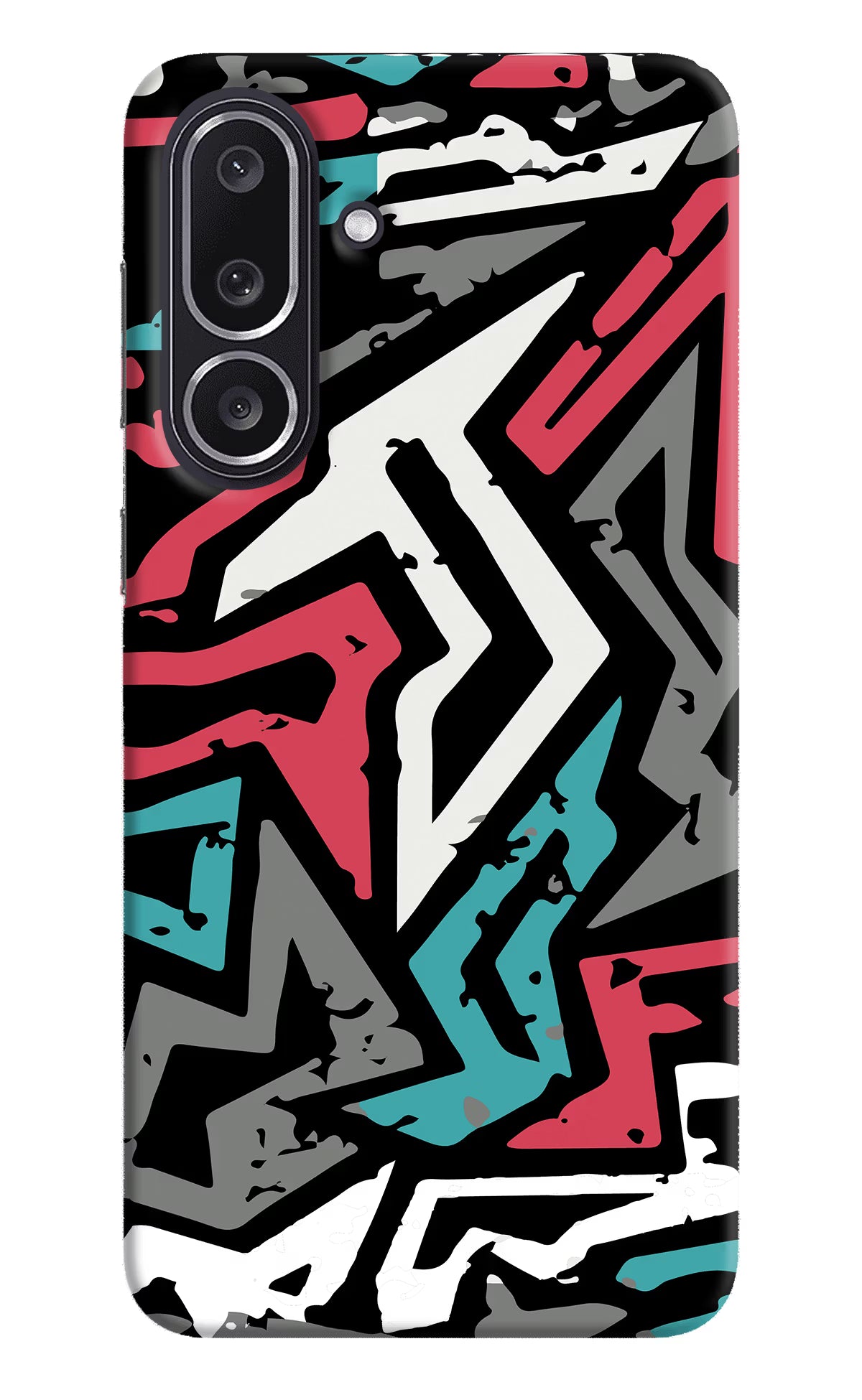 Geometric Graffiti Samsung M36 5G Back Cover