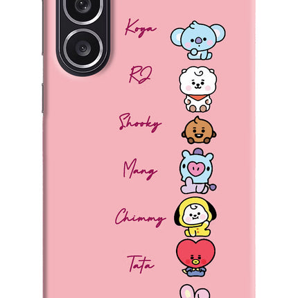 BTS names Samsung M36 5G Hard Case Back Cover by Casekaro