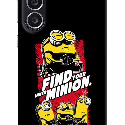 Find your inner Minion Samsung M36 5G Hard Case Back Cover by Casekaro