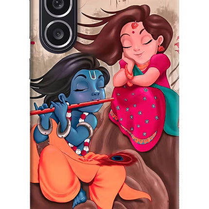 Radhe Krishna Samsung M36 5G Hard Case Back Cover by Casekaro