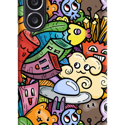Veggie Doodle Samsung M36 5G Hard Case Back Cover by Casekaro