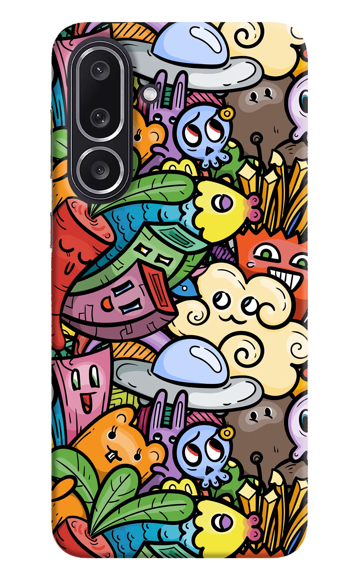 Veggie Doodle Samsung M36 5G Back Cover