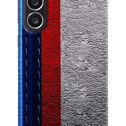 BMW Stripes Samsung M36 5G Hard Case Back Cover by Casekaro