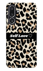Leopard Print Self Love Samsung M36 5G Hard Case Back Cover by Casekaro