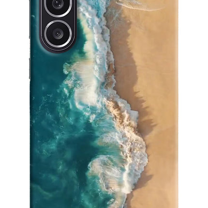 Ocean Beach Samsung M36 5G Hard Case Back Cover by Casekaro