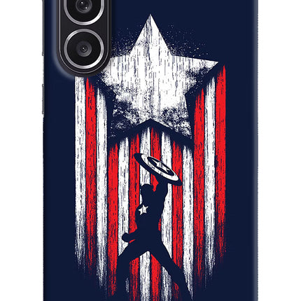 Captain America Marvel Art Samsung M36 5G Hard Case Back Cover by Casekaro