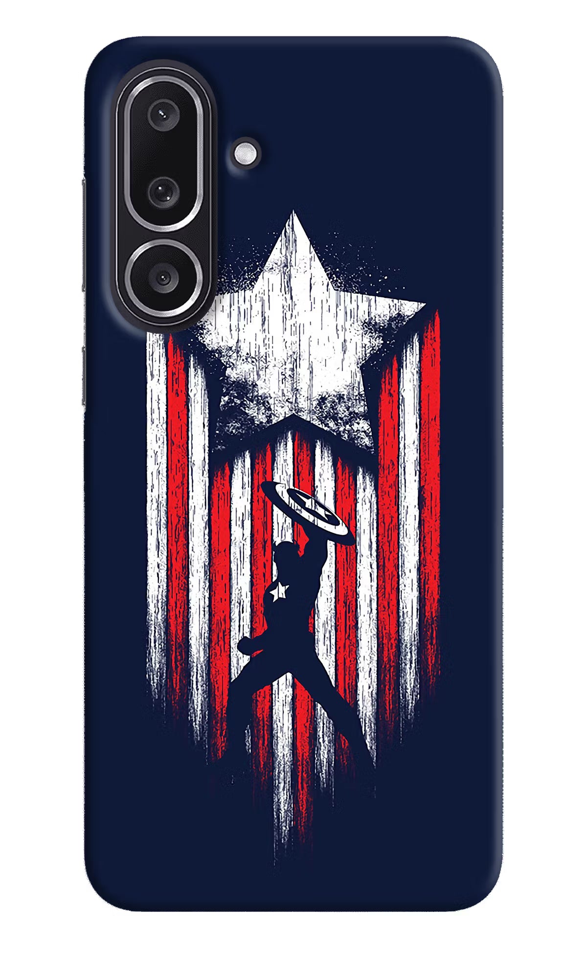 Captain America Marvel Art Samsung M36 5G Back Cover