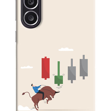 Bull Trading Momentum Samsung M36 5G Hard Case Back Cover by Casekaro