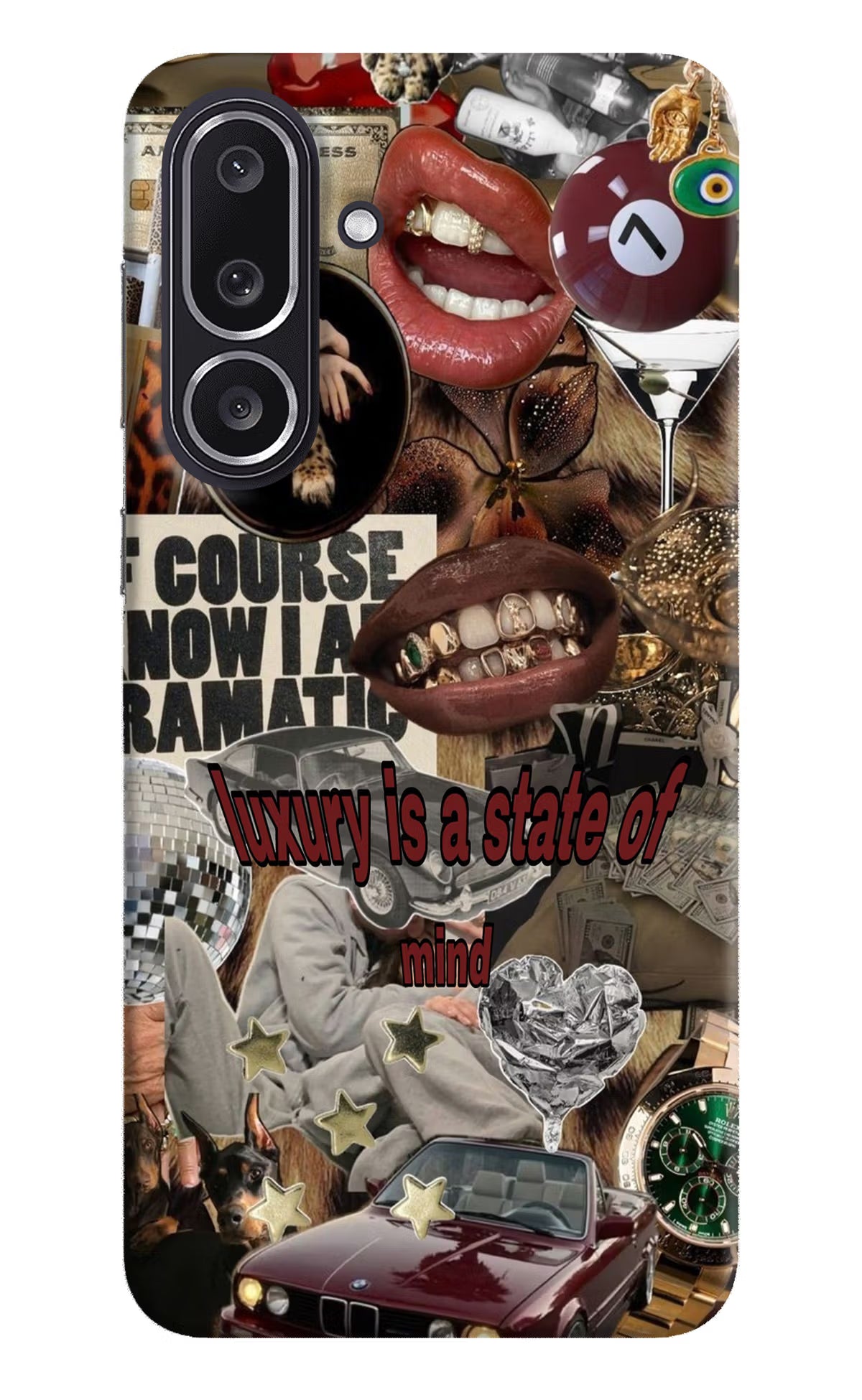 Luxury Samsung M36 5G Back Cover