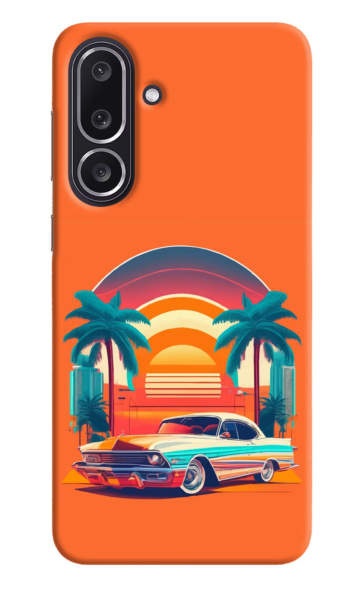 Palm Drive 80s Samsung M36 5G Back Cover