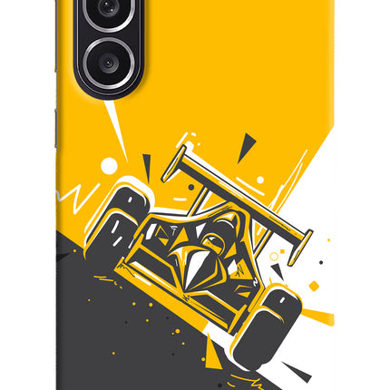 Track King Samsung M36 5G Hard Case Back Cover by Casekaro