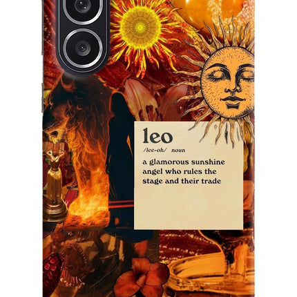 Leo Zodiac Samsung M36 5G Hard Case Back Cover by Casekaro