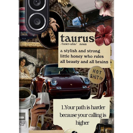 Taurus Zodiac Samsung M36 5G Hard Case Back Cover by Casekaro