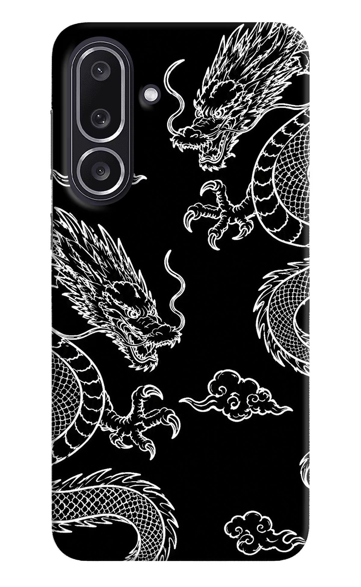 Twin Dragons Samsung M36 5G Back Cover