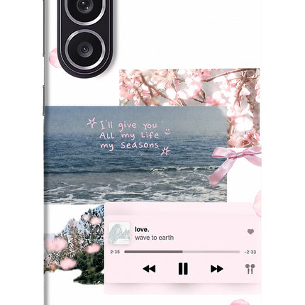Wave to earth Samsung M36 5G Hard Case Back Cover by Casekaro