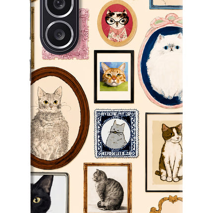 Mirror Cats Samsung M36 5G Hard Case Back Cover by Casekaro