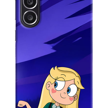 Star Glow Samsung M36 5G Hard Case Back Cover by Casekaro