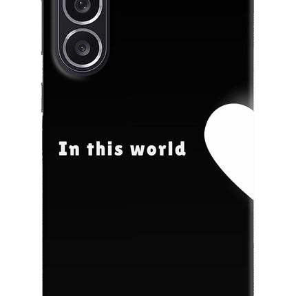 This World Samsung M36 5G Hard Case Back Cover by Casekaro