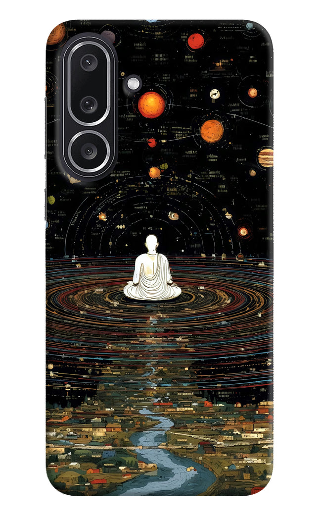 Space Monk Samsung M36 5G Hard Case Back Cover by Casekaro