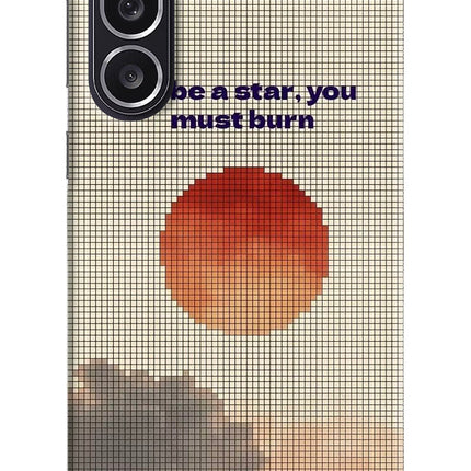 Pixel Sun Samsung M36 5G Hard Case Back Cover by Casekaro